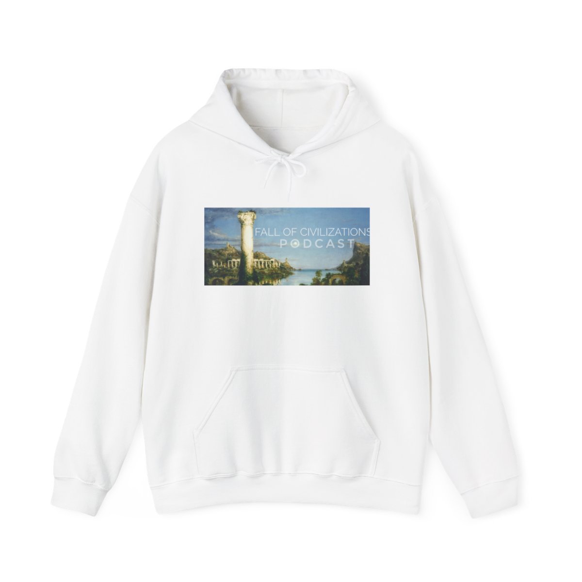 Lighthouse Coastal Scene Hoodie | Ocean Beacon Landscape Sweatshirt | Fall of Civilizations Podcast — official Fall of Civilizations Hoodies