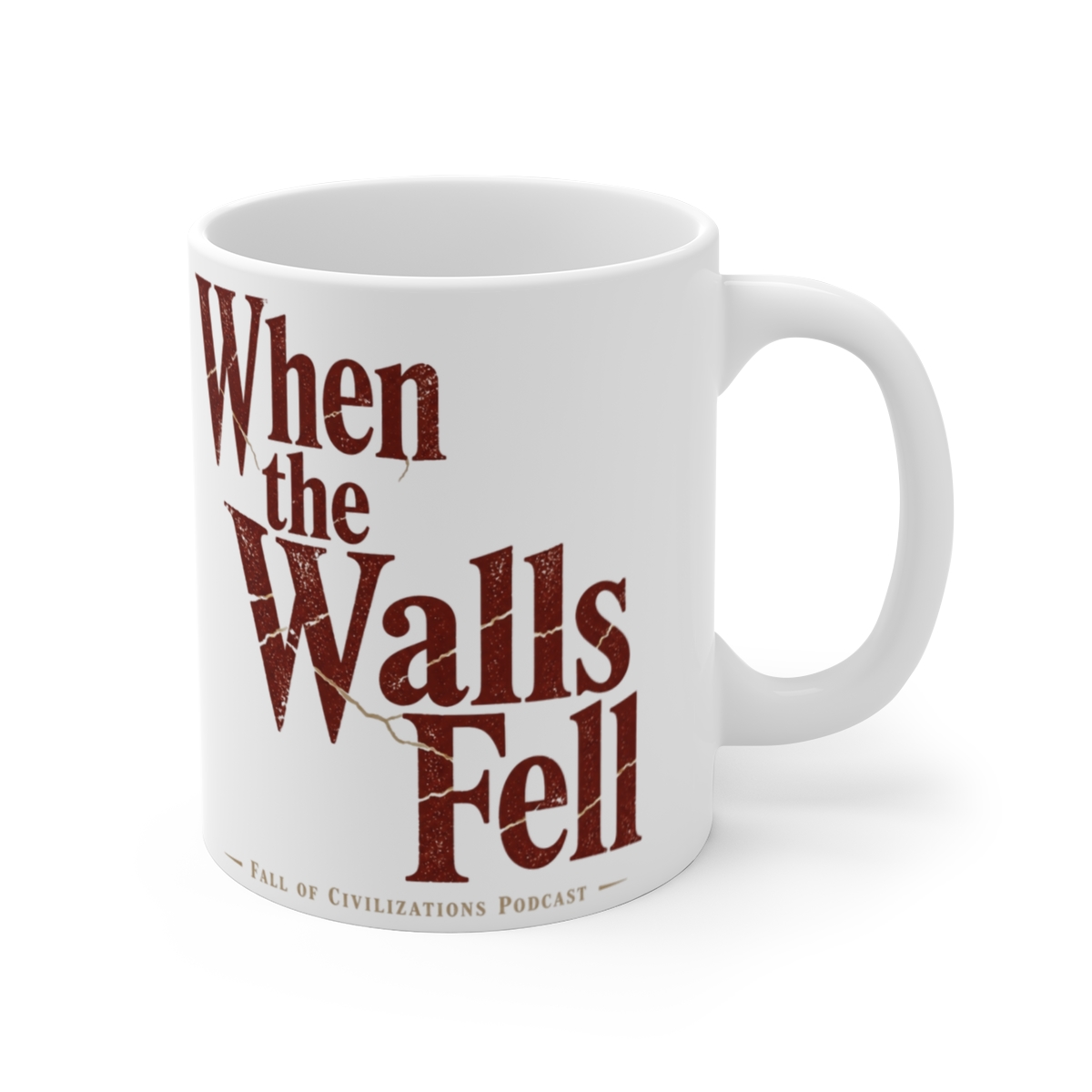 Fall of Civilizations "When the Walls Fell" White Mug - Fall of Civilizations official Mugs & Drinkware merch