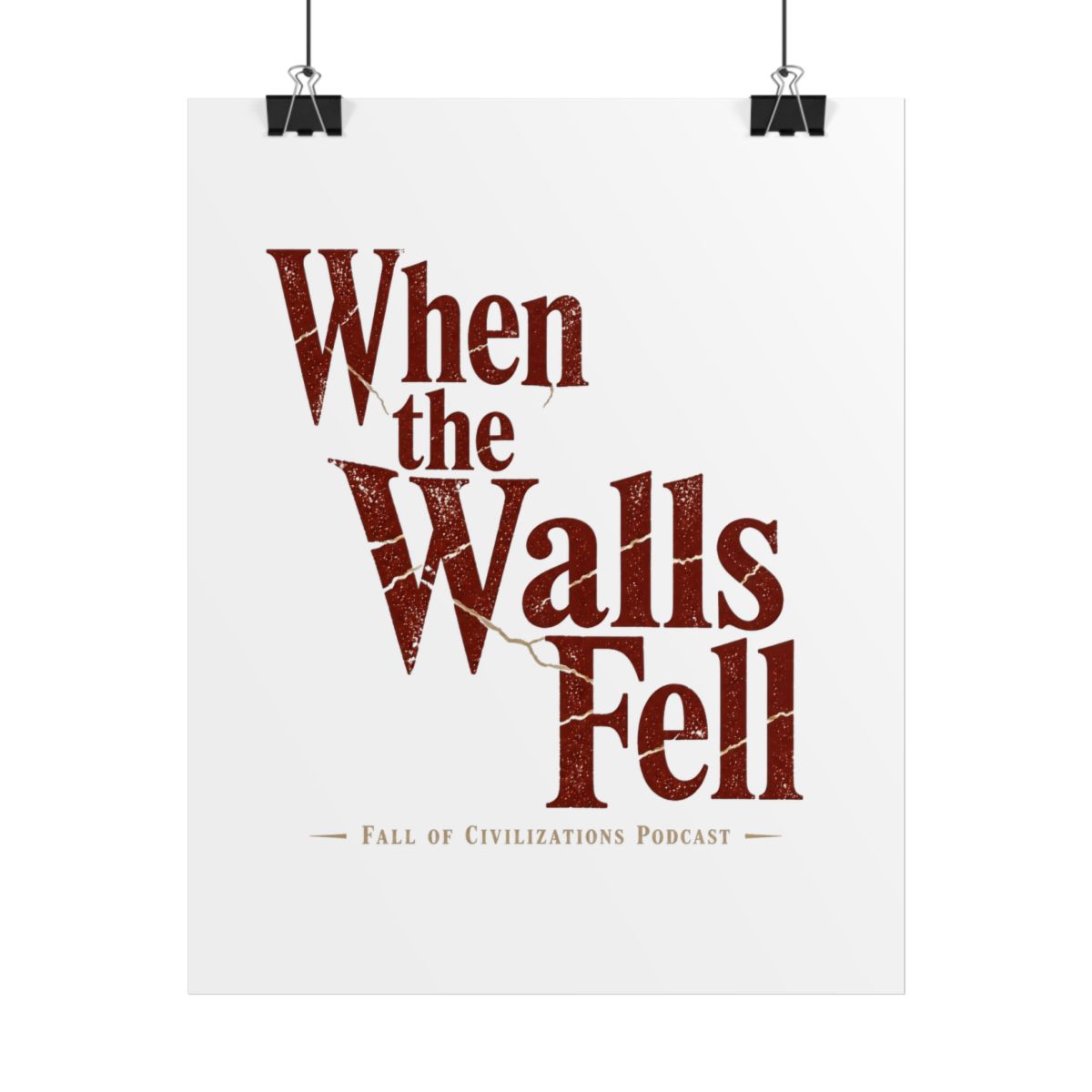 Fall of Civilizations "When the Walls Fell" Poster — official Fall of Civilizations Posters & Wall Art