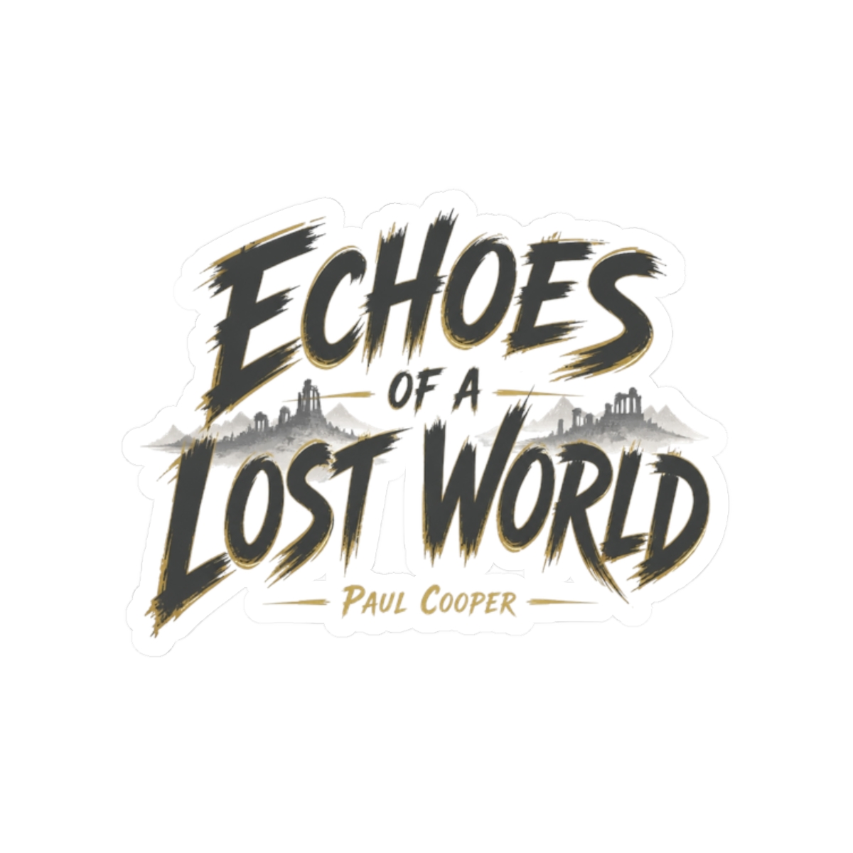 Fall of Civilizations "Echoes of a Lost World" Sticker - alternate angle 1, merchandise