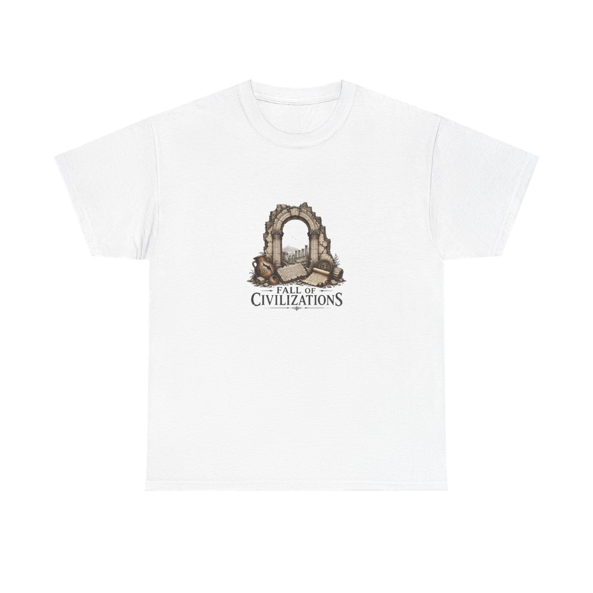 Fall of Civilizations "Fall of Civilizations" Unisex Tee - alternate angle 2, merchandise